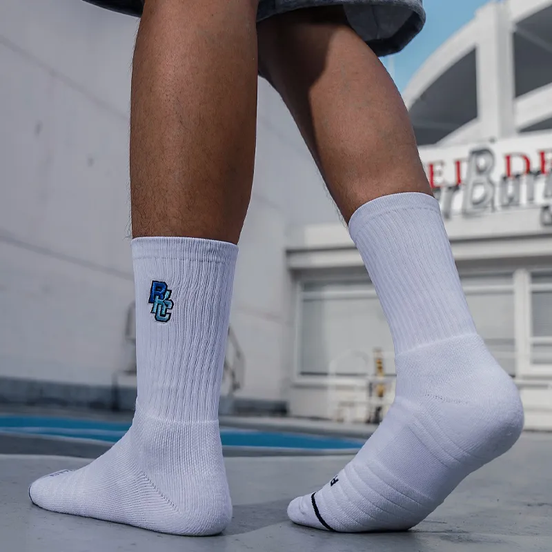 BKCXZICE Track & Field Socks Terry Sole Elite Socks Unisex 4 Pack-3