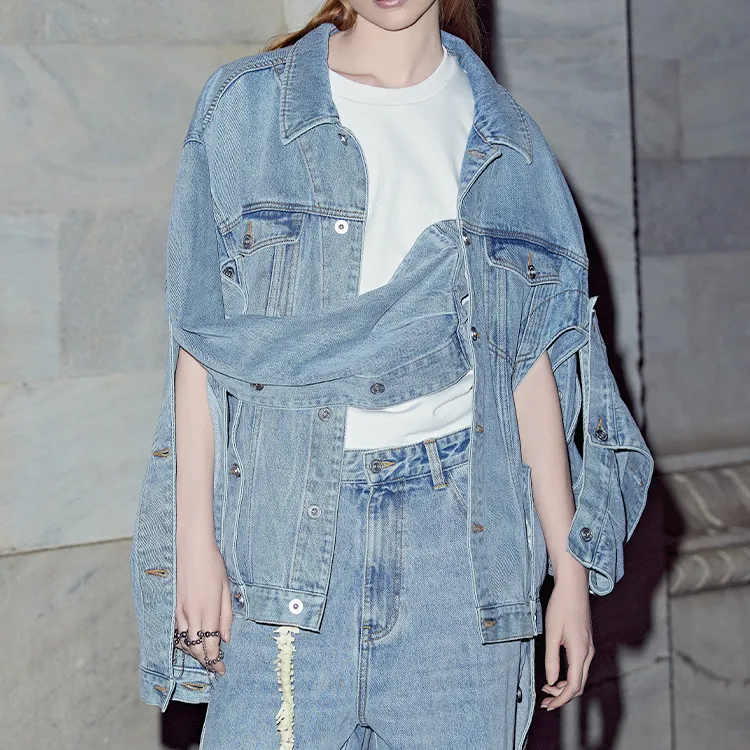 Daisy Fellowes Denim Jacket Unisex Denim Blue-4