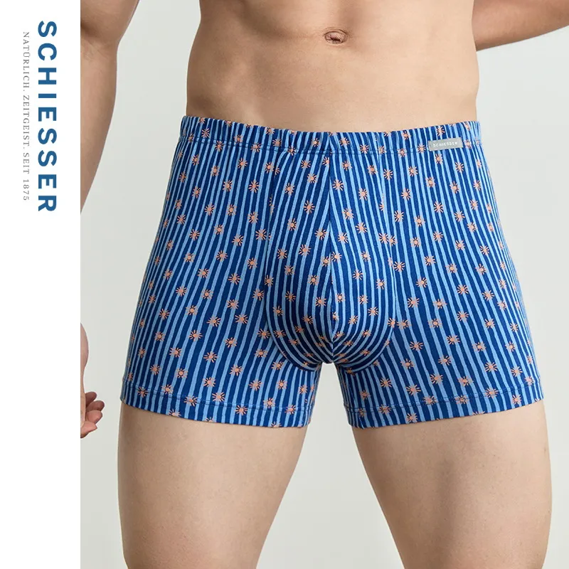Shuya Underpants Men's 1 Pack Royal Blue-6