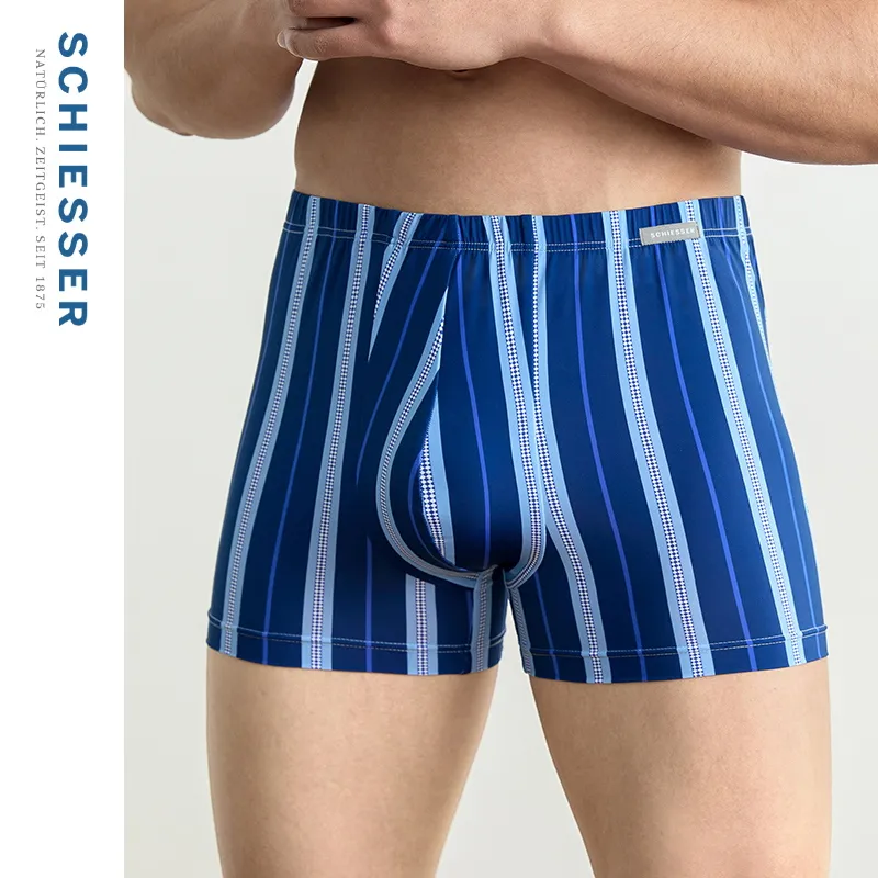 Shuya Boxer Briefs Men's 1 Pack Royal Blue-2