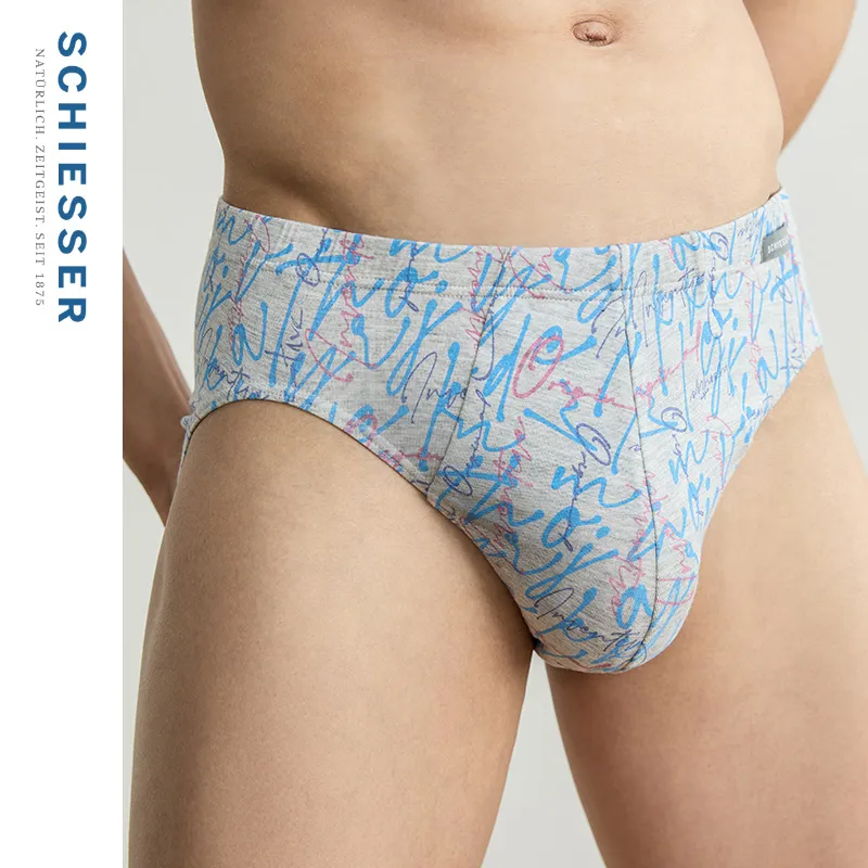 Shuya Underpants Men's 1 Pack Light Heather Gray-2