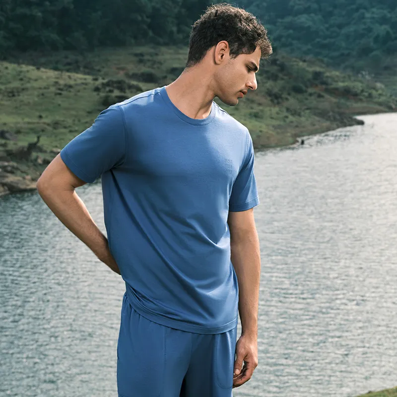 Shuya Men Pajama Tops-5