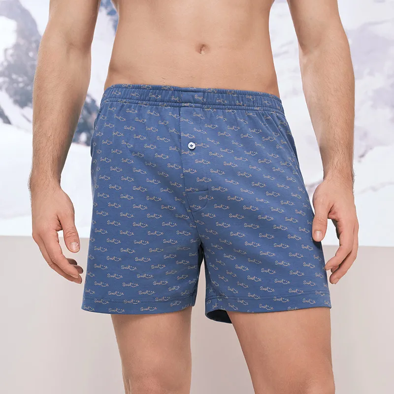 Shuya Pajama Pants Men's 1 Pack Medium Blue-1