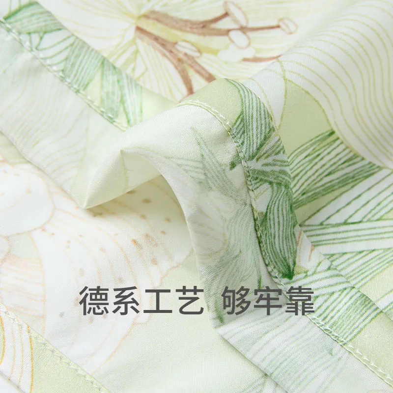 Shuya Pajama Set Women's Light Green-4
