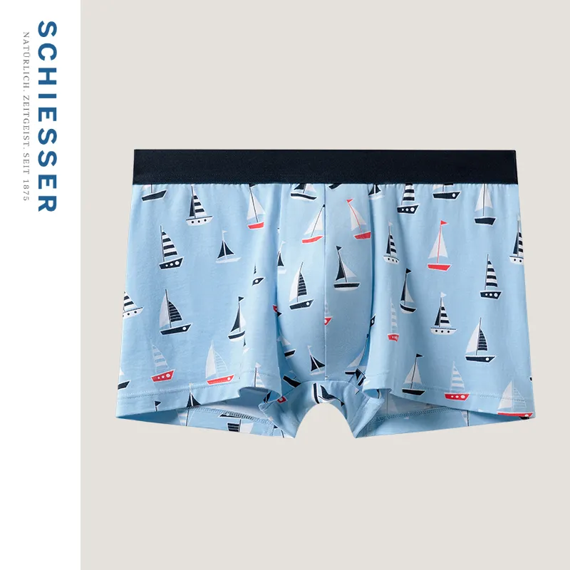 Shuya Underpants Men's 1 Pack Light Blue-1