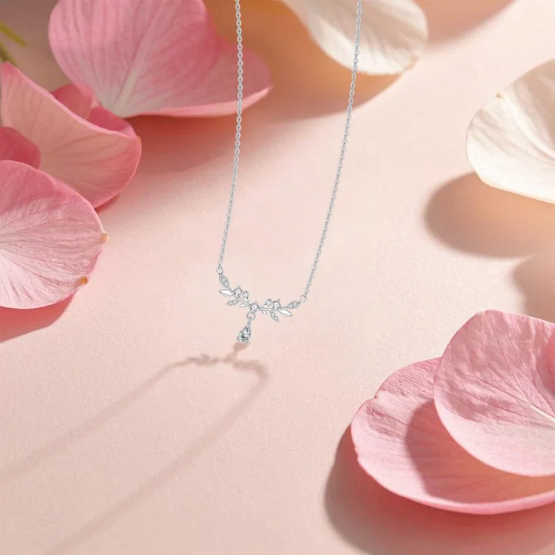 KUMET Sterling Silver Necklaces Women's-4
