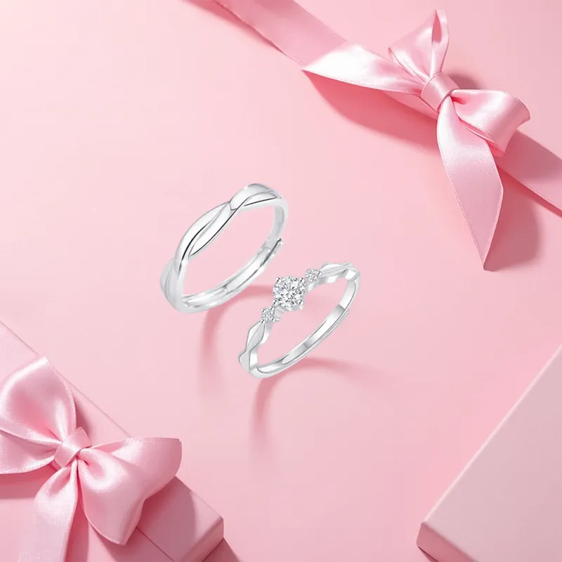 KUMET Sterling Silver Rings Unisex-3