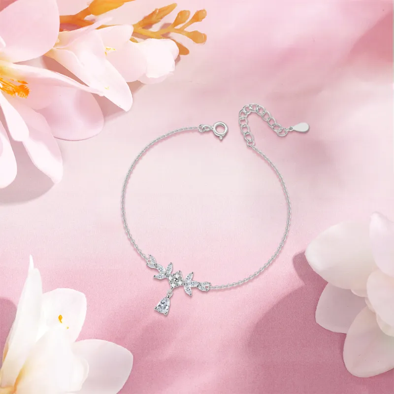 KUMET Sterling Silver Bracelets Women's-3