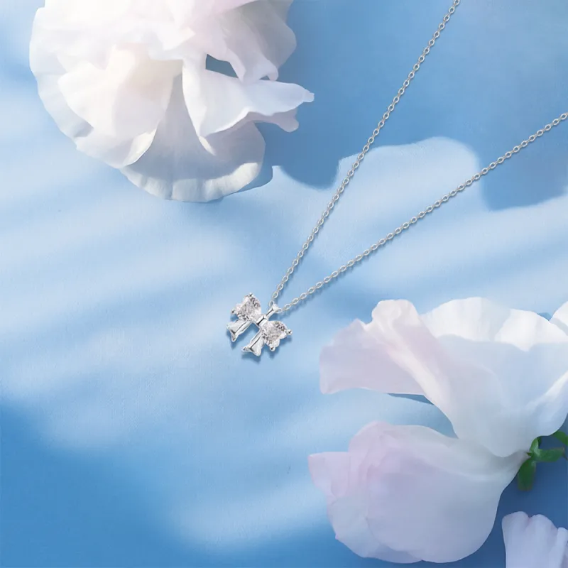 Silver Trim Sterling Silver Necklaces Women's-23