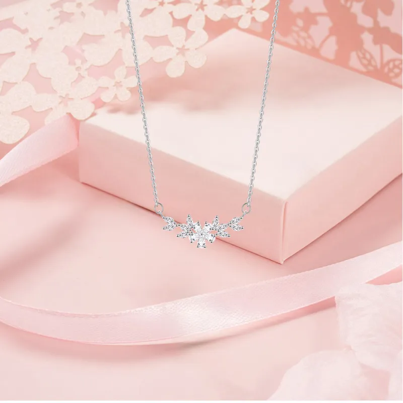 KUMET Sterling Silver Necklaces Women's-2