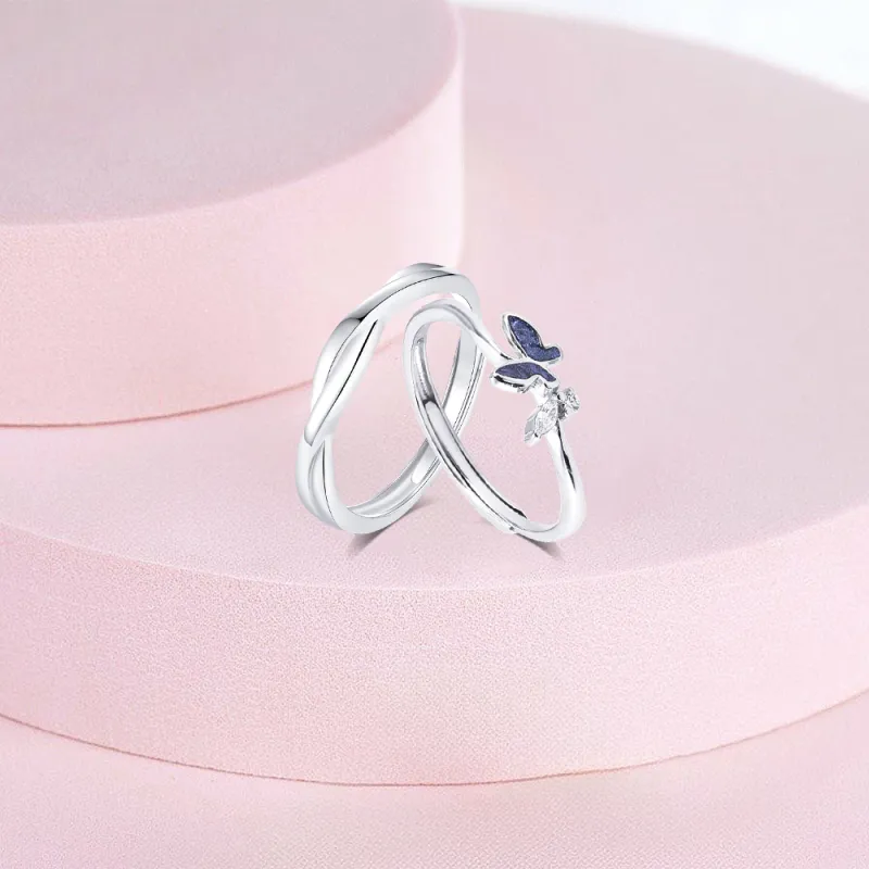 KUMET Sterling Silver Rings Unisex-4