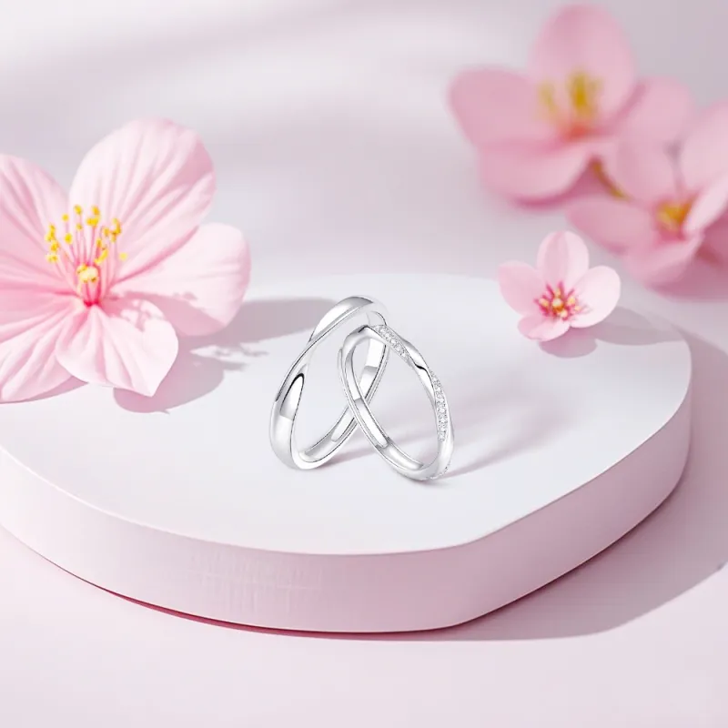 KUMET Sterling Silver Rings Unisex-4