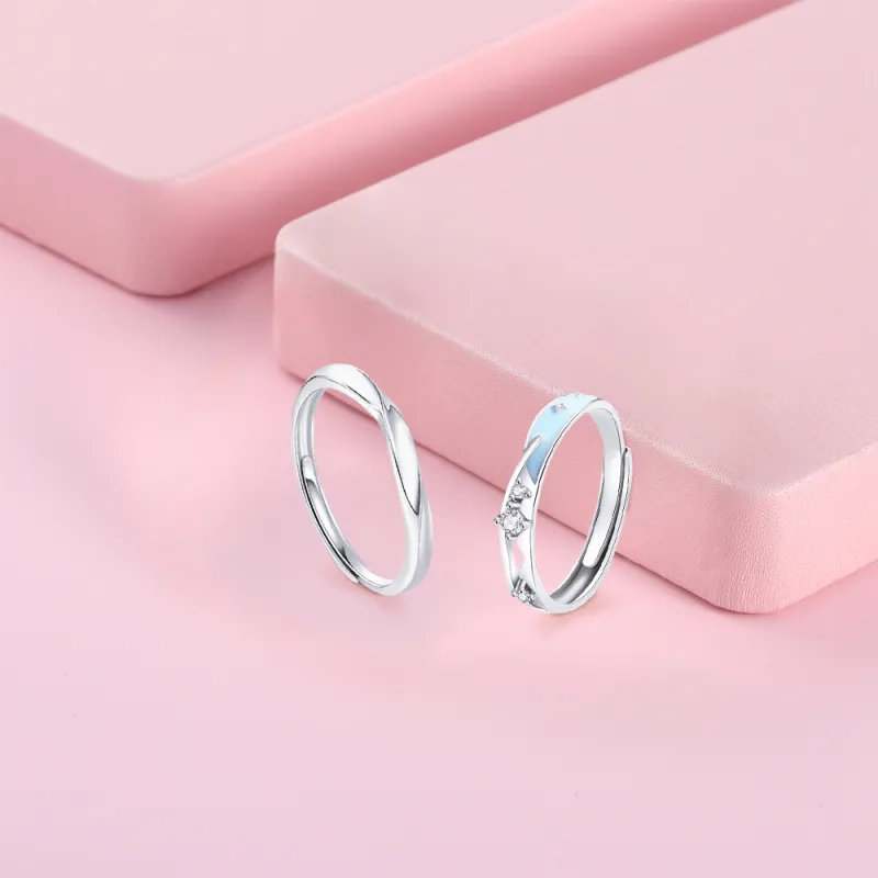 KUMET Sterling Silver Rings Unisex-2