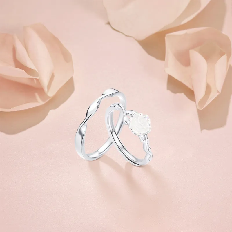 KUMET Sterling Silver Rings Unisex-4