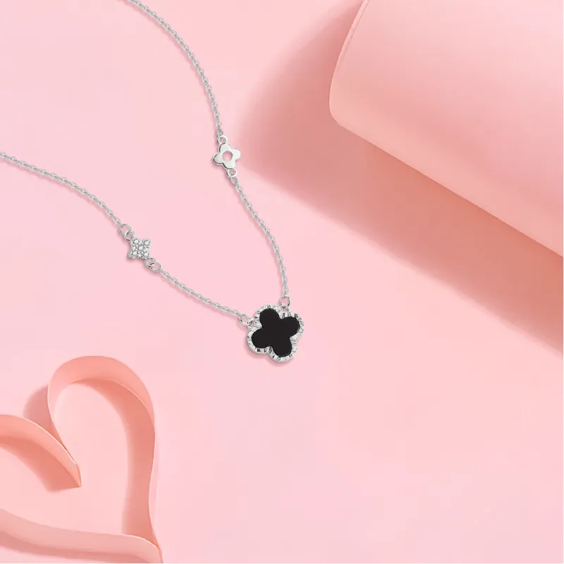 KUMET Sterling Silver Necklaces Women's-4