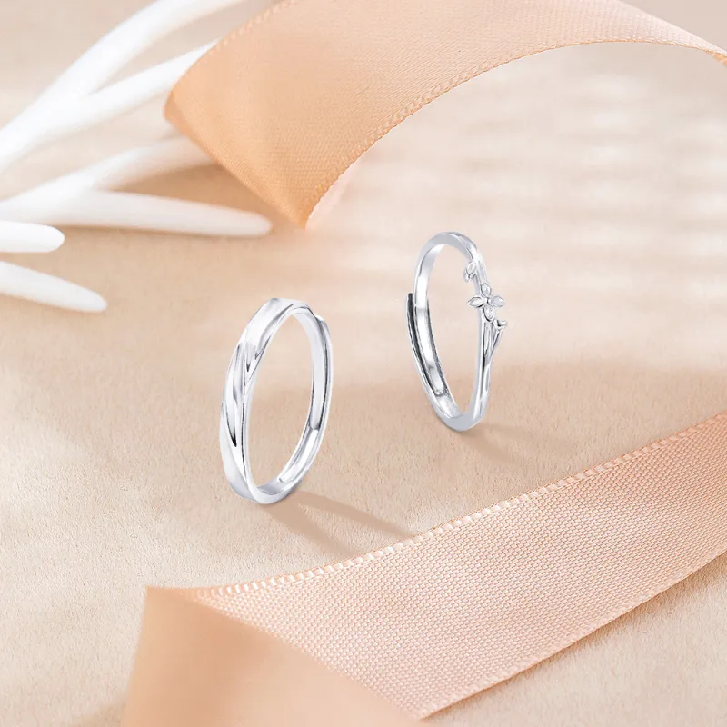 KUMET Sterling Silver Rings Unisex-3
