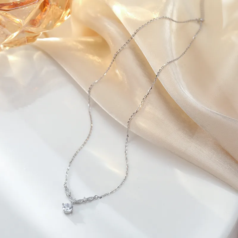 KUMET Sterling Silver Necklaces Women's Anniversary Love Confession Box-6