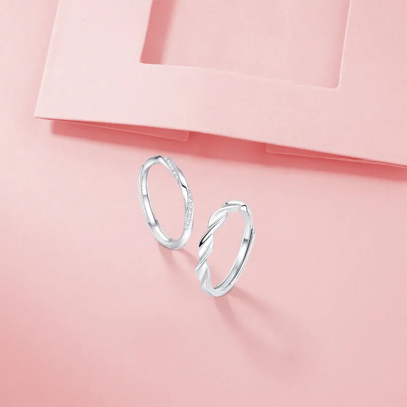 KUMET Sterling Silver Rings Unisex-3