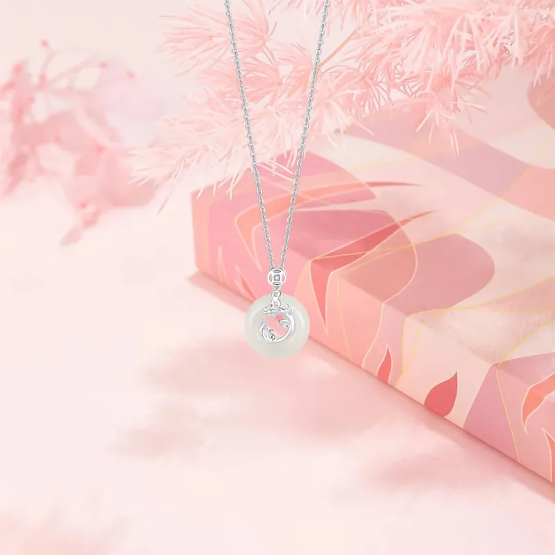 KUMET Sterling Silver Necklaces Women's-2