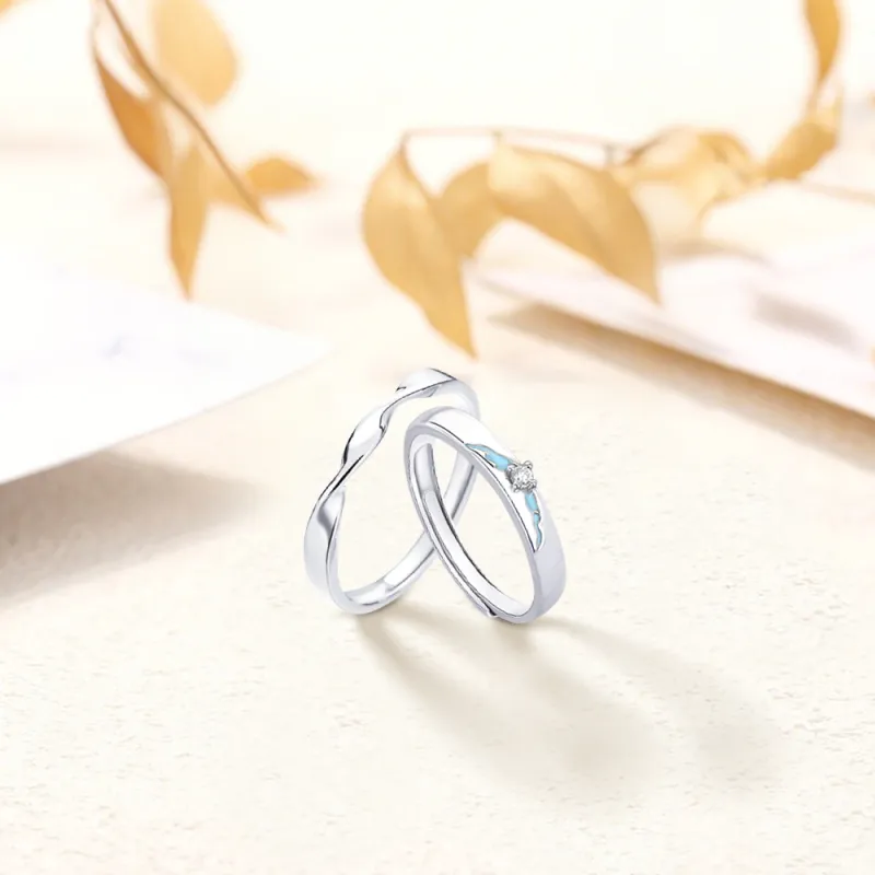 KUMET Sterling Silver Rings Unisex-4