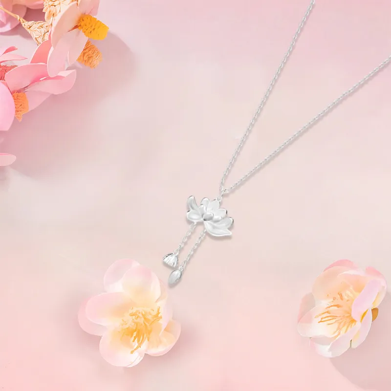 KUMET Sterling Silver Necklaces Women's Couple Bestie Same Style-1