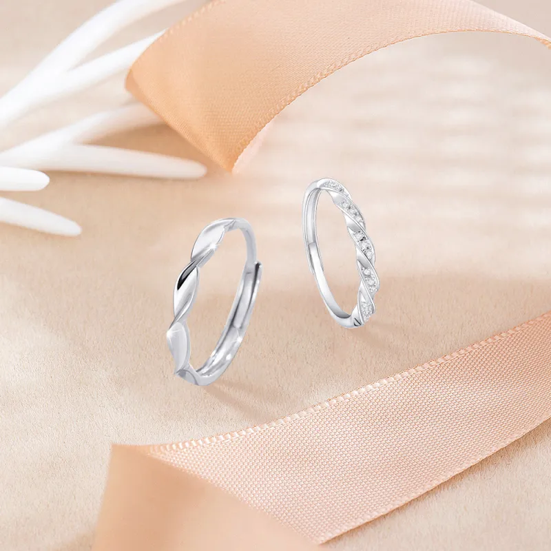 KUMET Sterling Silver Rings Unisex-3