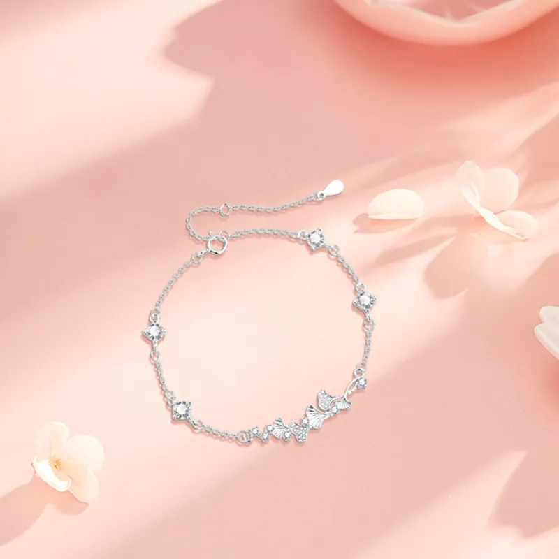 KUMET Sterling Silver Bracelets Women's-2