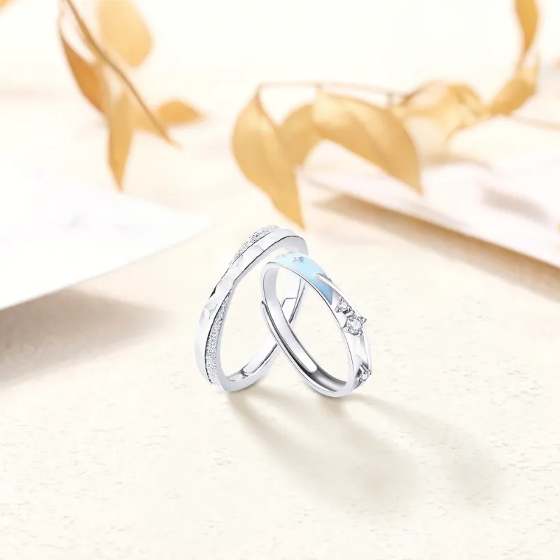 KUMET Sterling Silver Rings Unisex-4