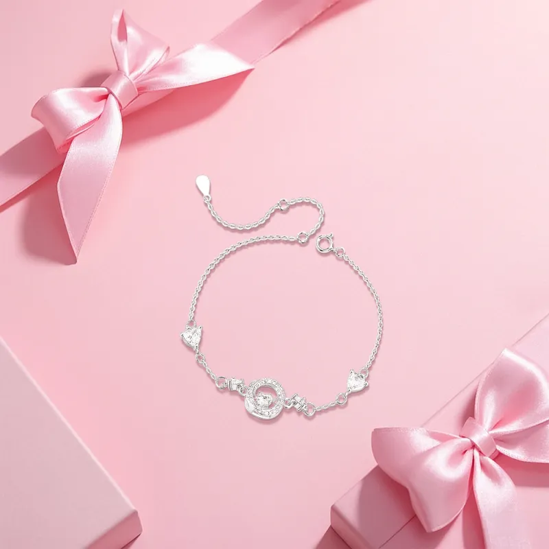 KUMET Sterling Silver Bracelets Women's-4