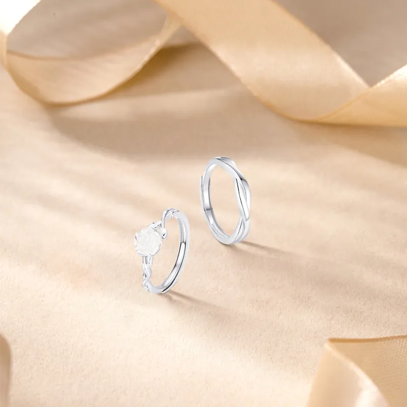 KUMET Sterling Silver Rings Unisex-3
