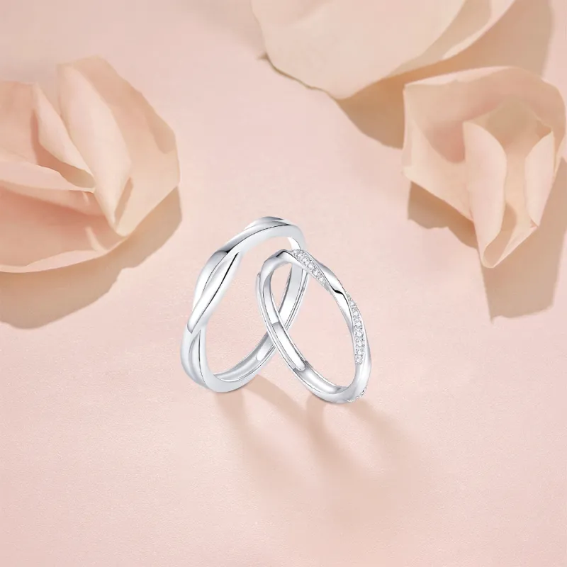 KUMET Sterling Silver Rings Unisex-4