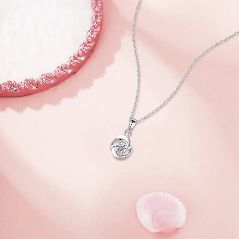 KUMET Sterling Silver Necklaces Women's-5