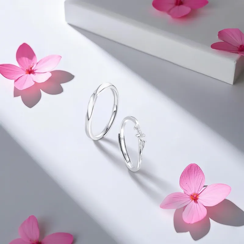 KUMET Sterling Silver Rings Unisex-3