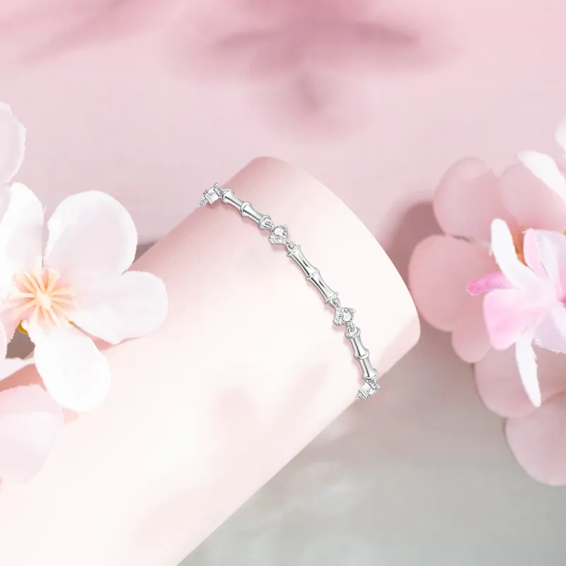 KUMET Zircon Bracelets Women's Same For Couples-4