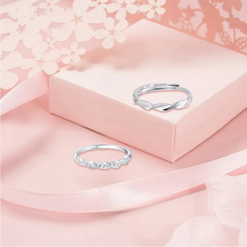 KUMET Sterling Silver Rings Unisex-2