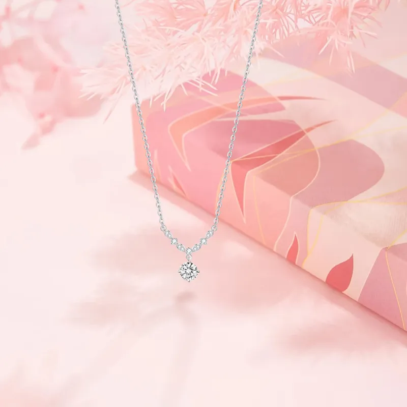 KUMET Zircon Necklaces Women's Couple Bestie Same Style-1