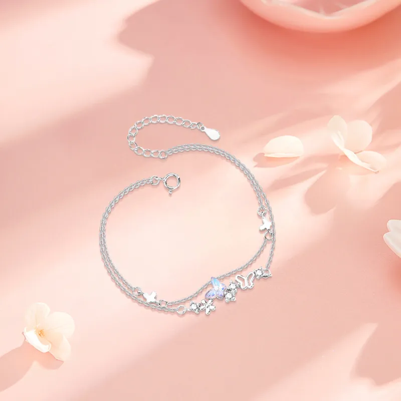 KUMET Sterling Silver Bracelets Women's-3