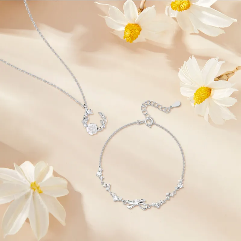 KUMET Sterling Silver Bracelets Women's-5