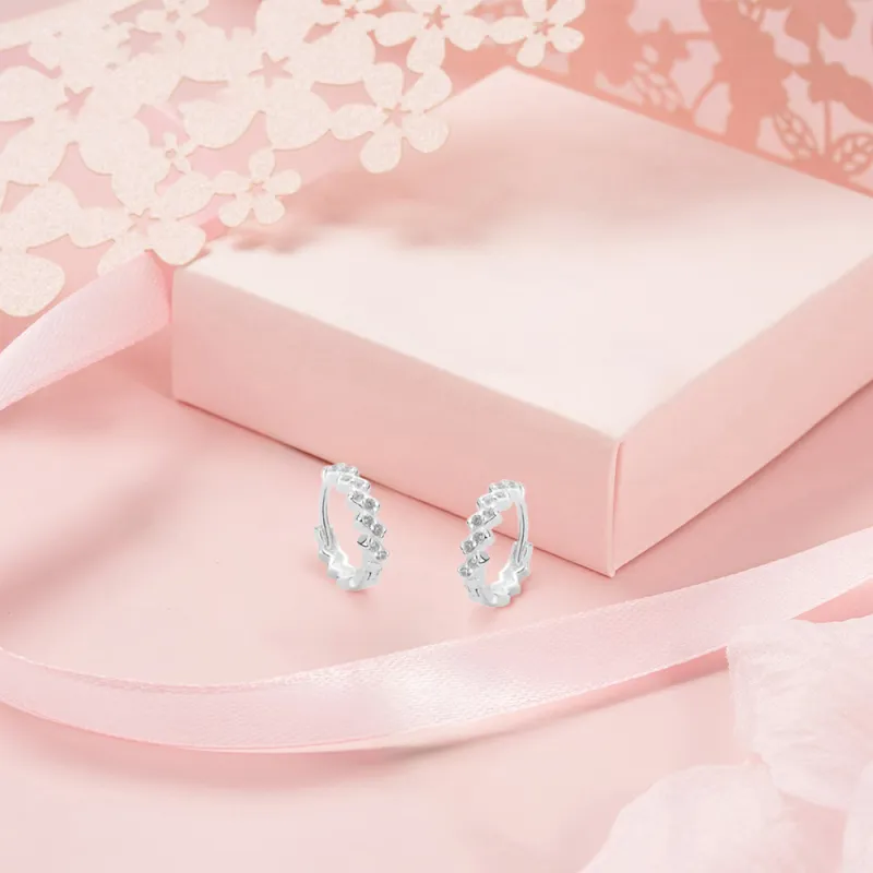 KUMET Sterling Silver Earrings Women's-4