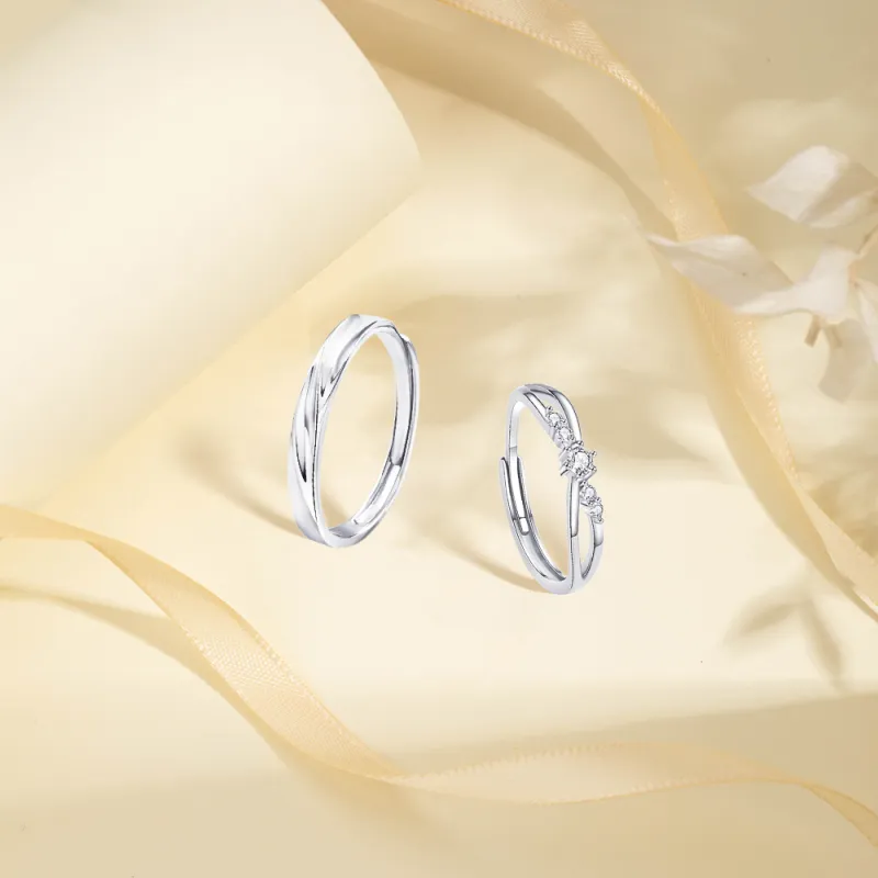 KUMET Sterling Silver Rings Unisex-3