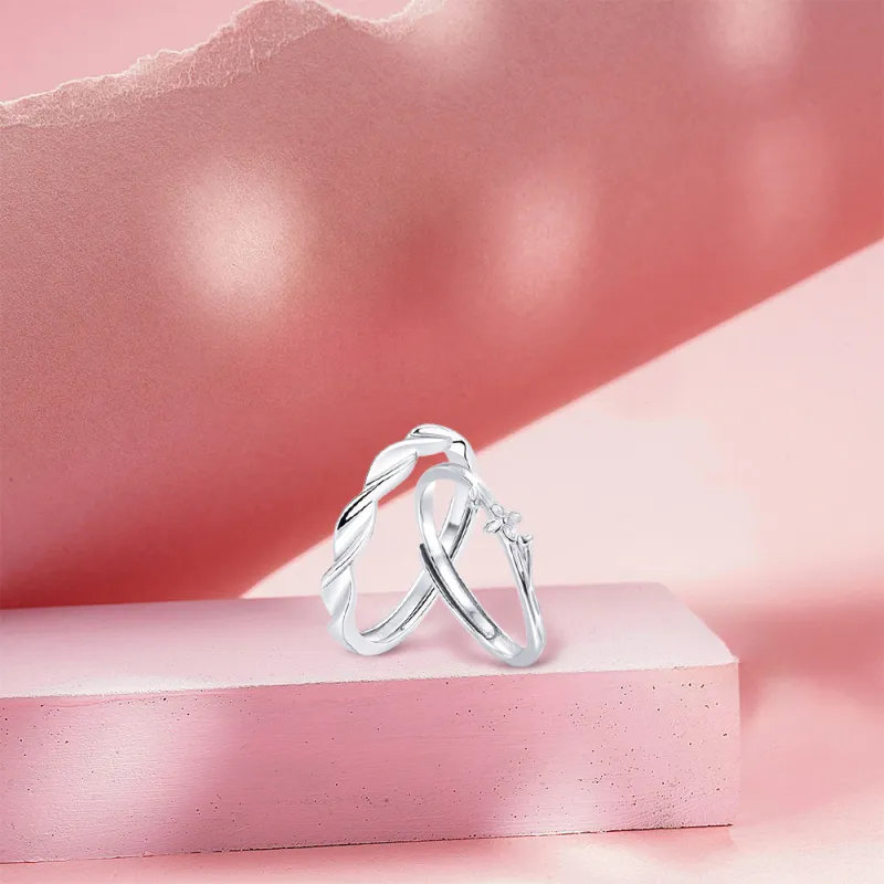 KUMET Sterling Silver Rings Unisex-4