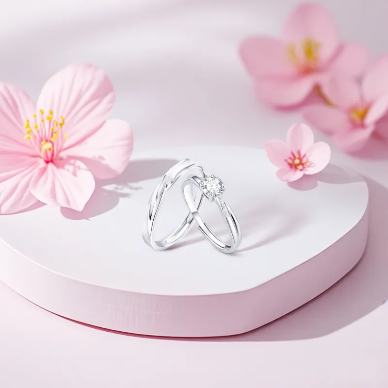 KUMET Sterling Silver Rings Unisex-4