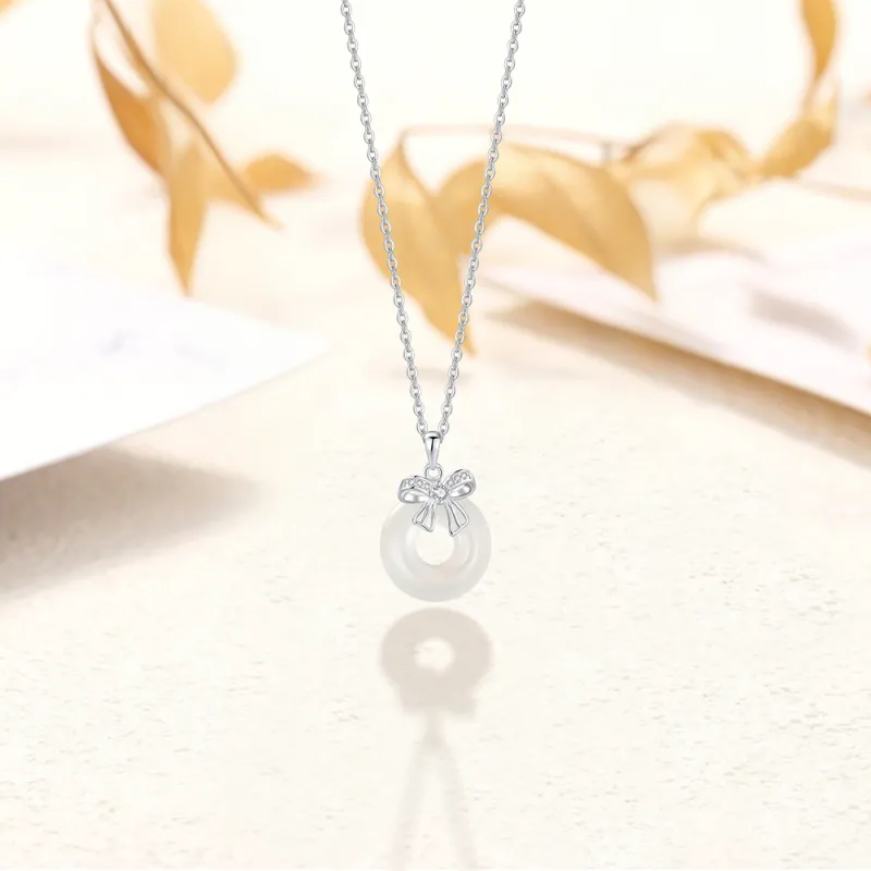 KUMET Chalcedony Necklaces Women's-3