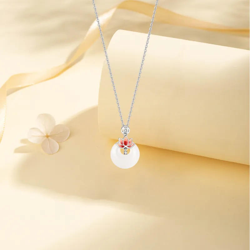 KUMET Sterling Silver Necklaces Women's-2