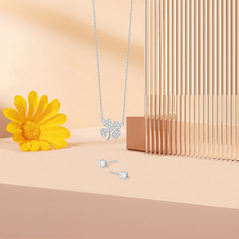 KUMET Sterling Silver Necklaces Women's-3