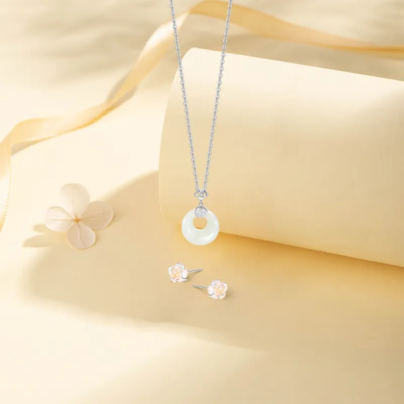 KUMET Chalcedony Necklaces Women's-5