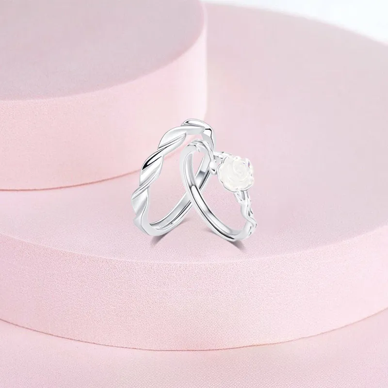 KUMET Sterling Silver Rings Unisex-4