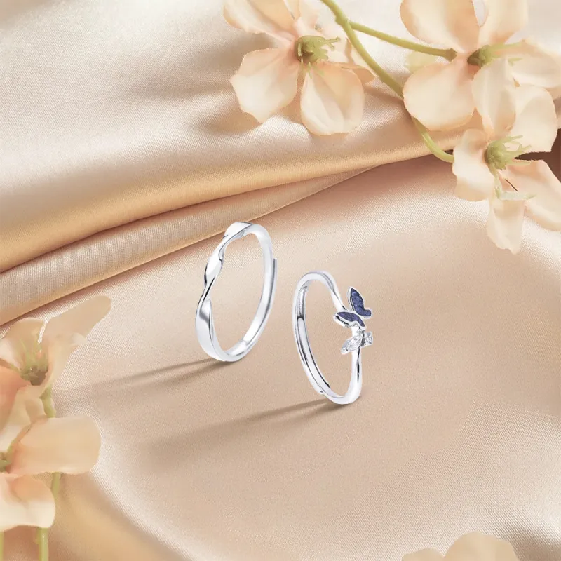 KUMET Sterling Silver Rings Unisex-2