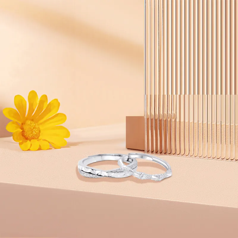 KUMET Sterling Silver Rings Unisex-4