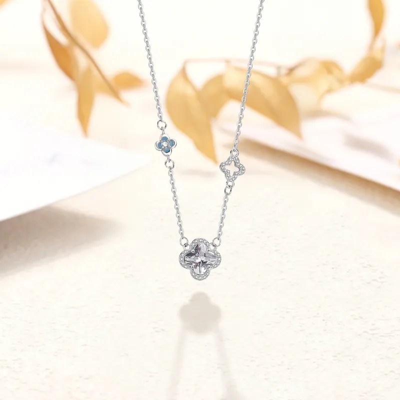 KUMET Sterling Silver Necklaces Women's-2